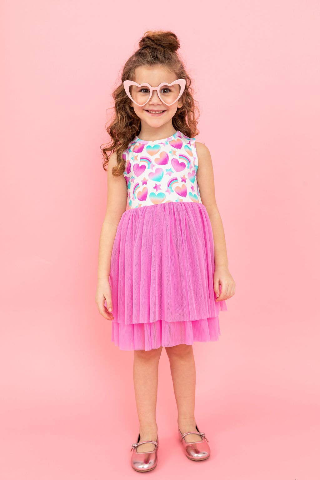 Kids Tulle Bamboo Dress - True Love - Spring Easter Dress