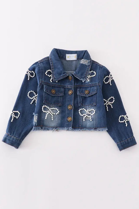 Pearl denim jacket