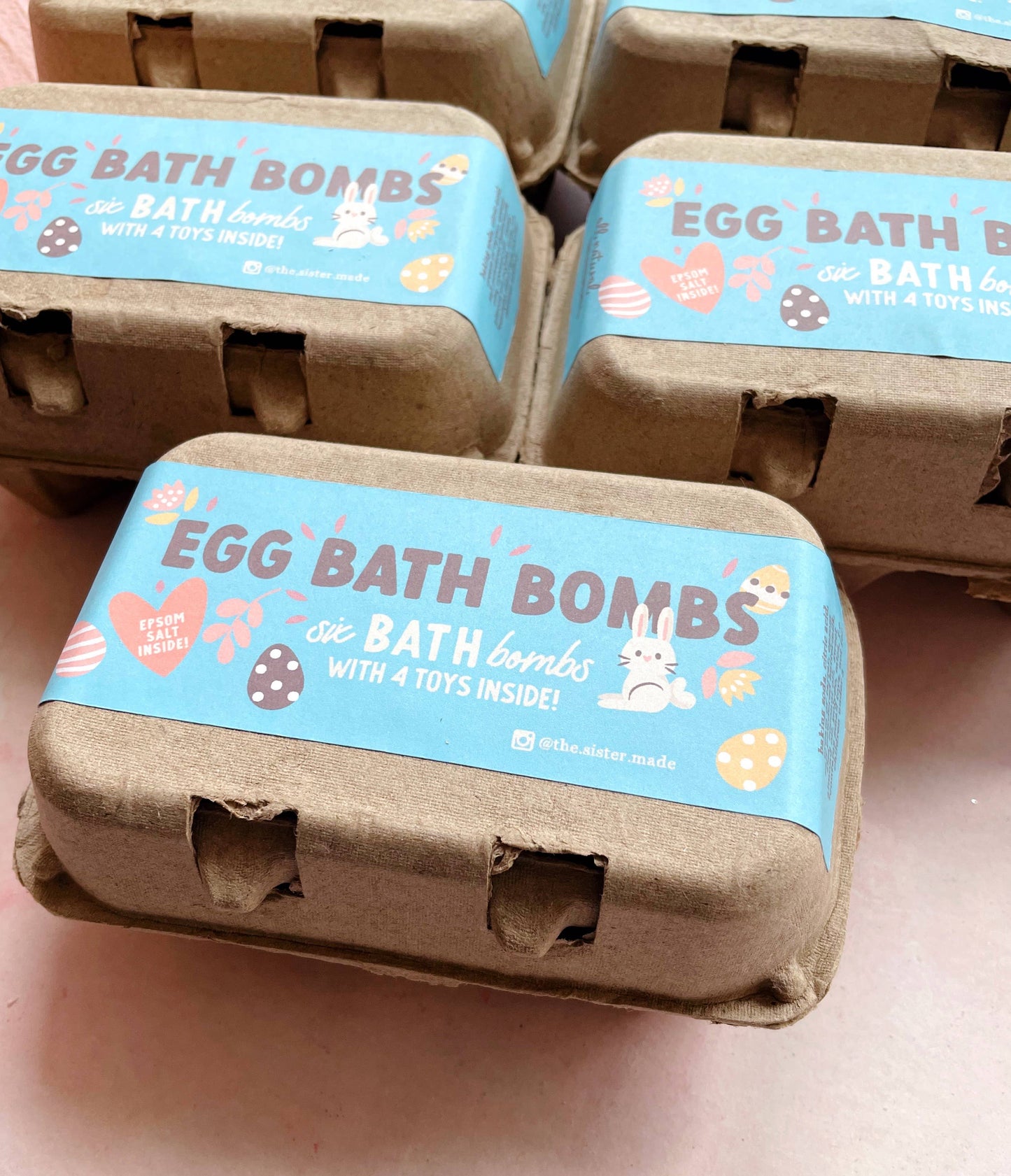 Easter Egg Bath Bomb 6 pack
