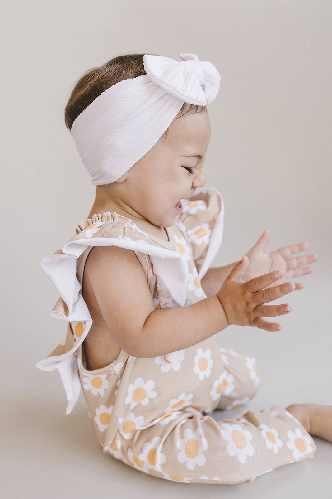 Daisy Flutter Jumpsuit | Latte