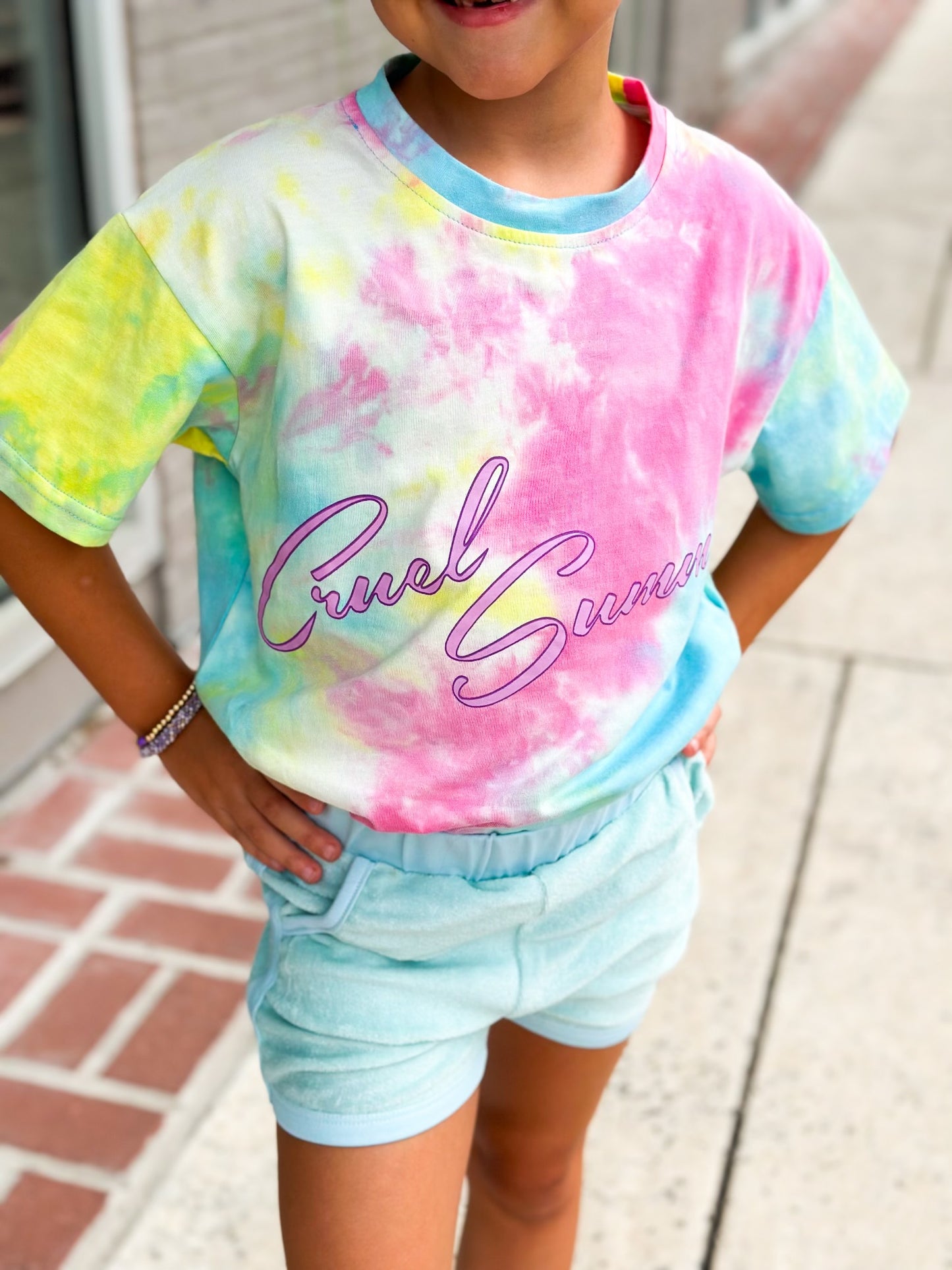 Teagan & Wren Tie Dye Cruel Summer Shirt