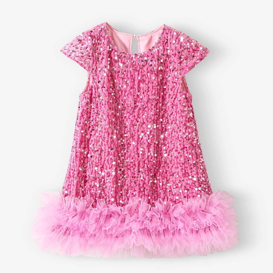 Girls sequin princess dress
