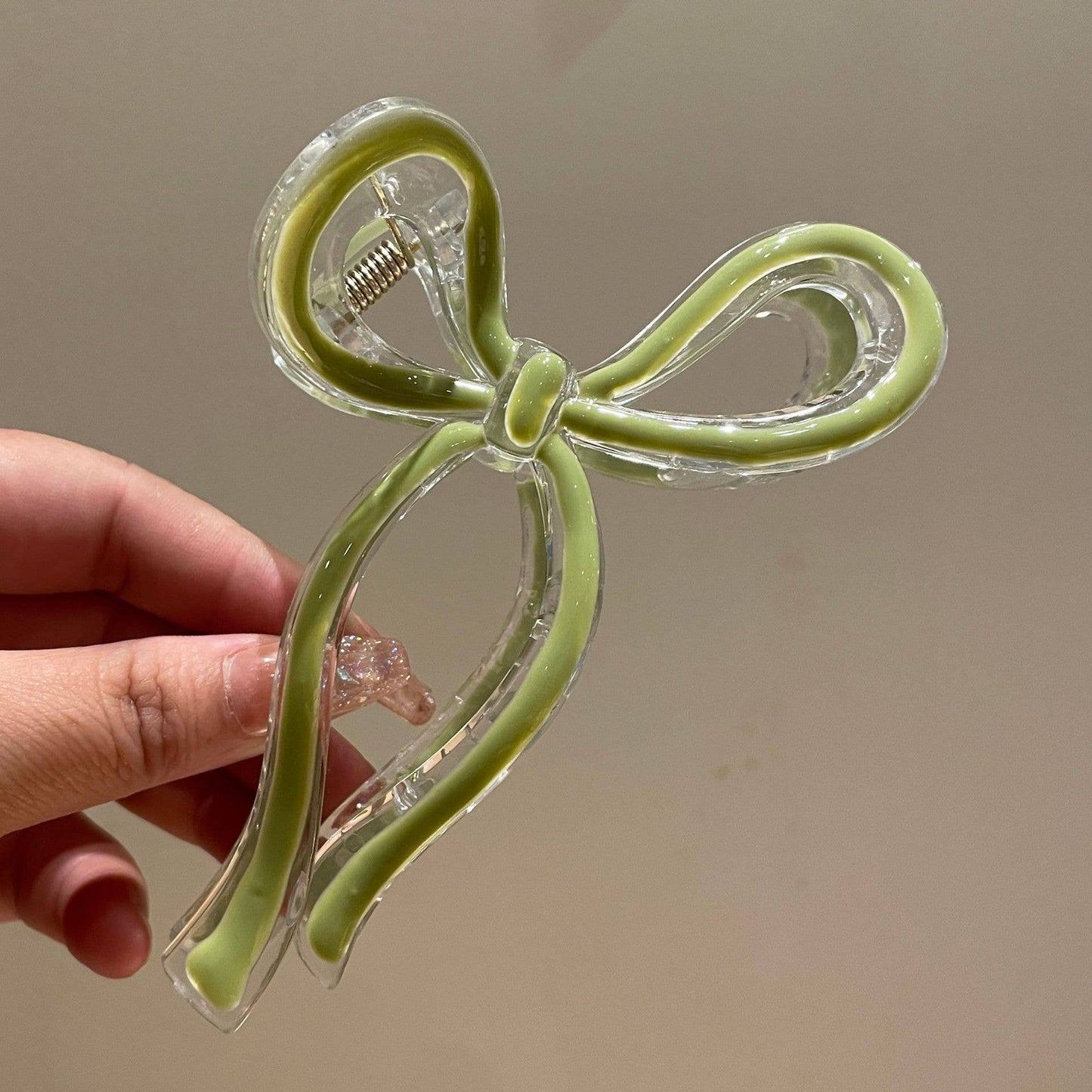 Colorful butterfly hairbow hair clip claw
