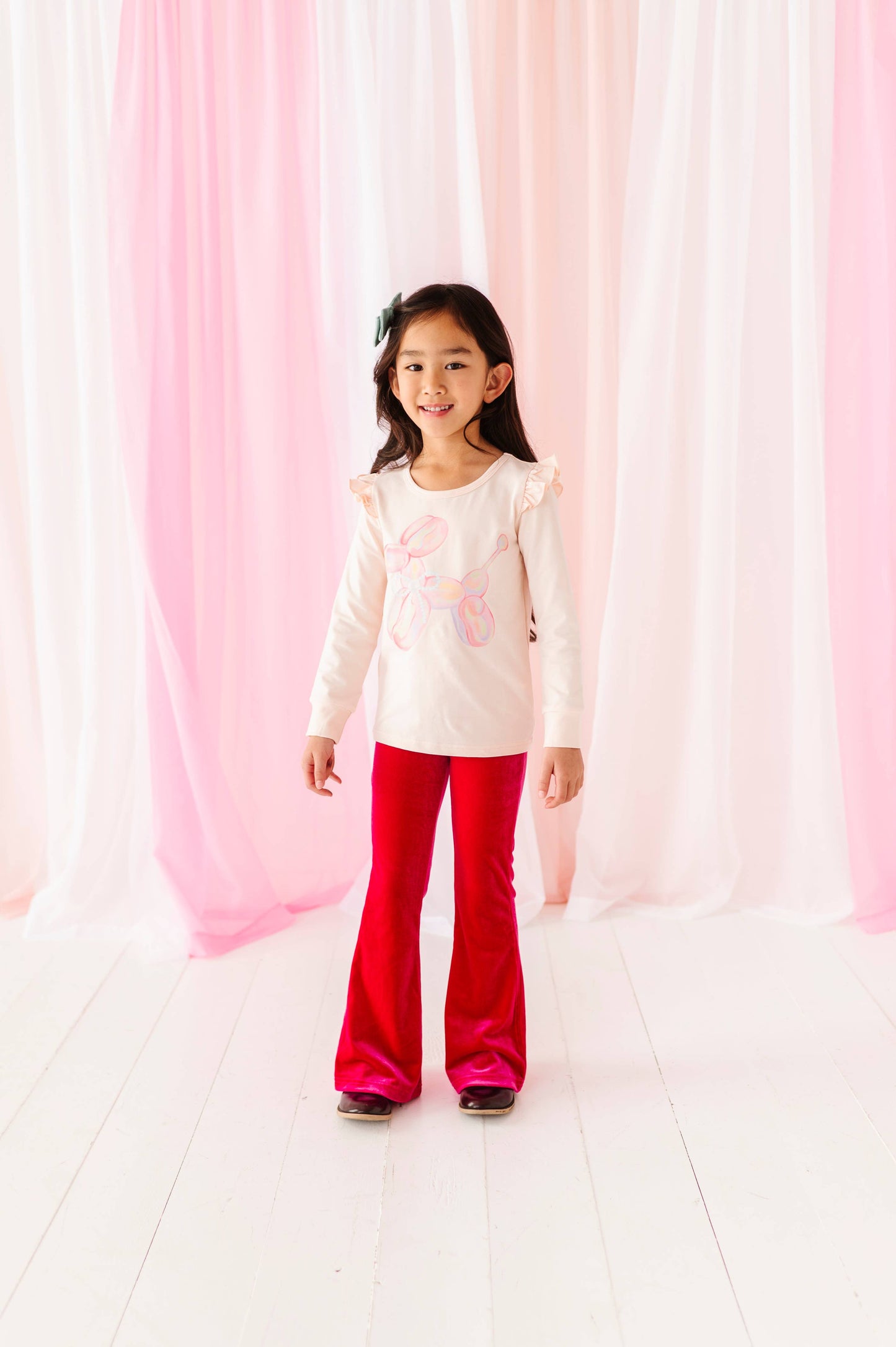 Hot Pink Velvet | Flares
