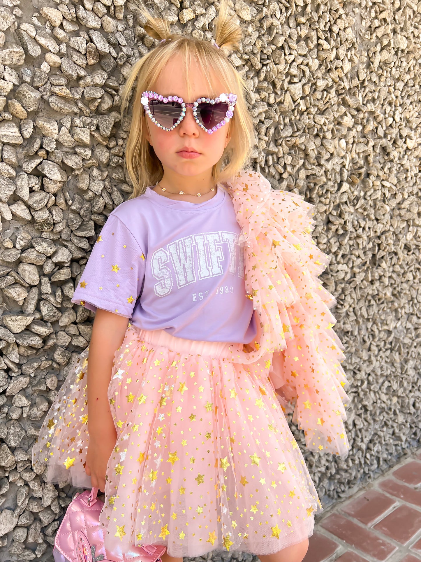 Fancy Shmancy Swiftie tee purple