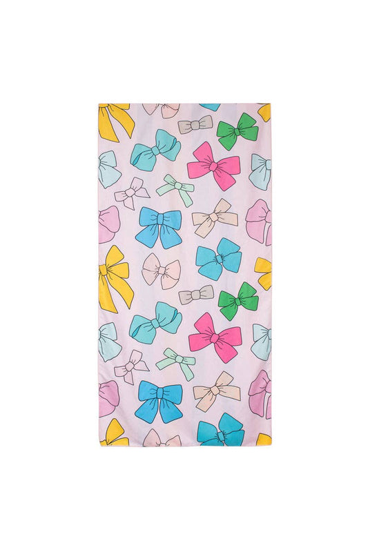 Girly Bows Cute Beach Towel