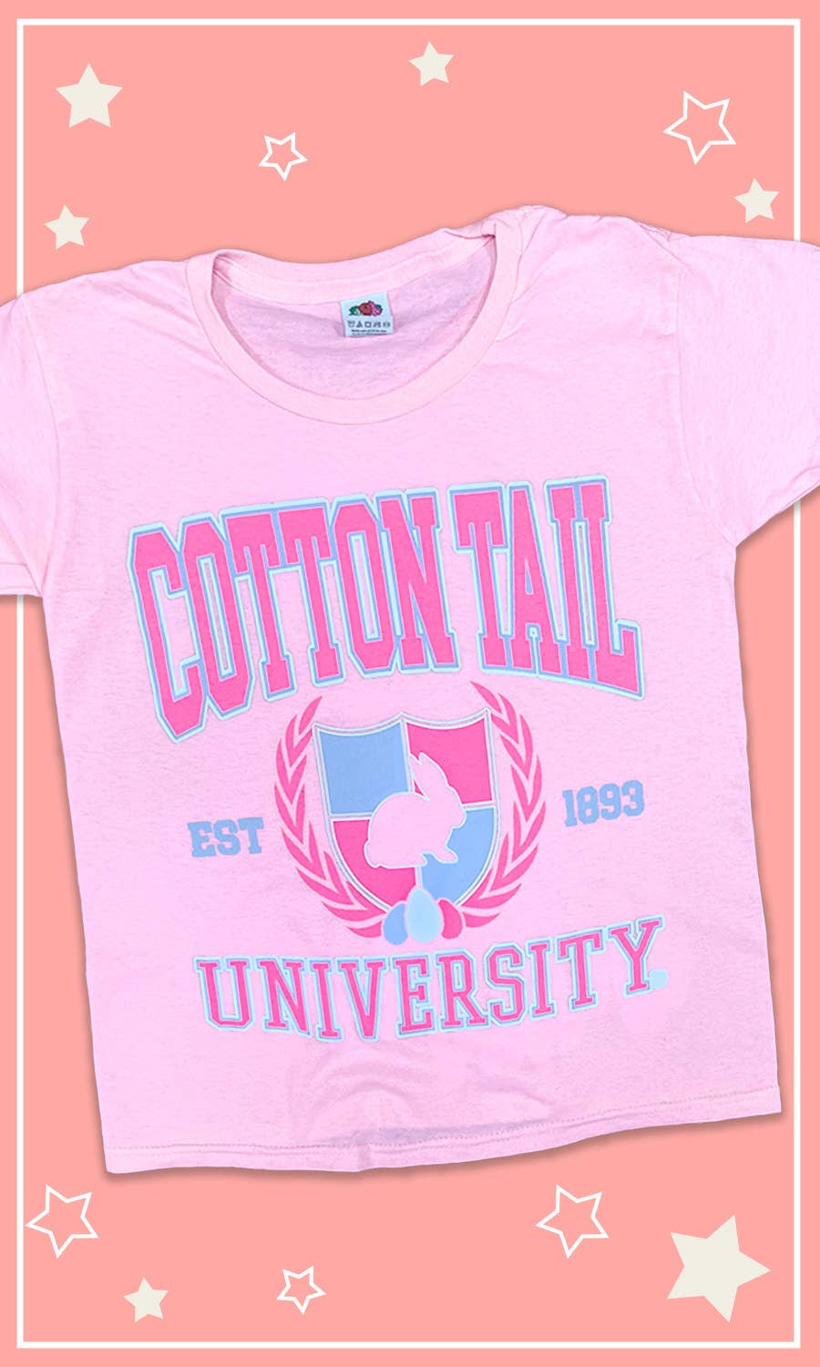 Cotton Tail University Easter Youth Graphic Shirt