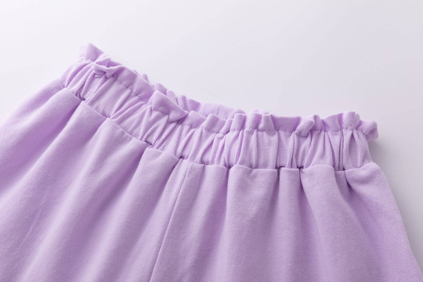 Girls' plain short with frill