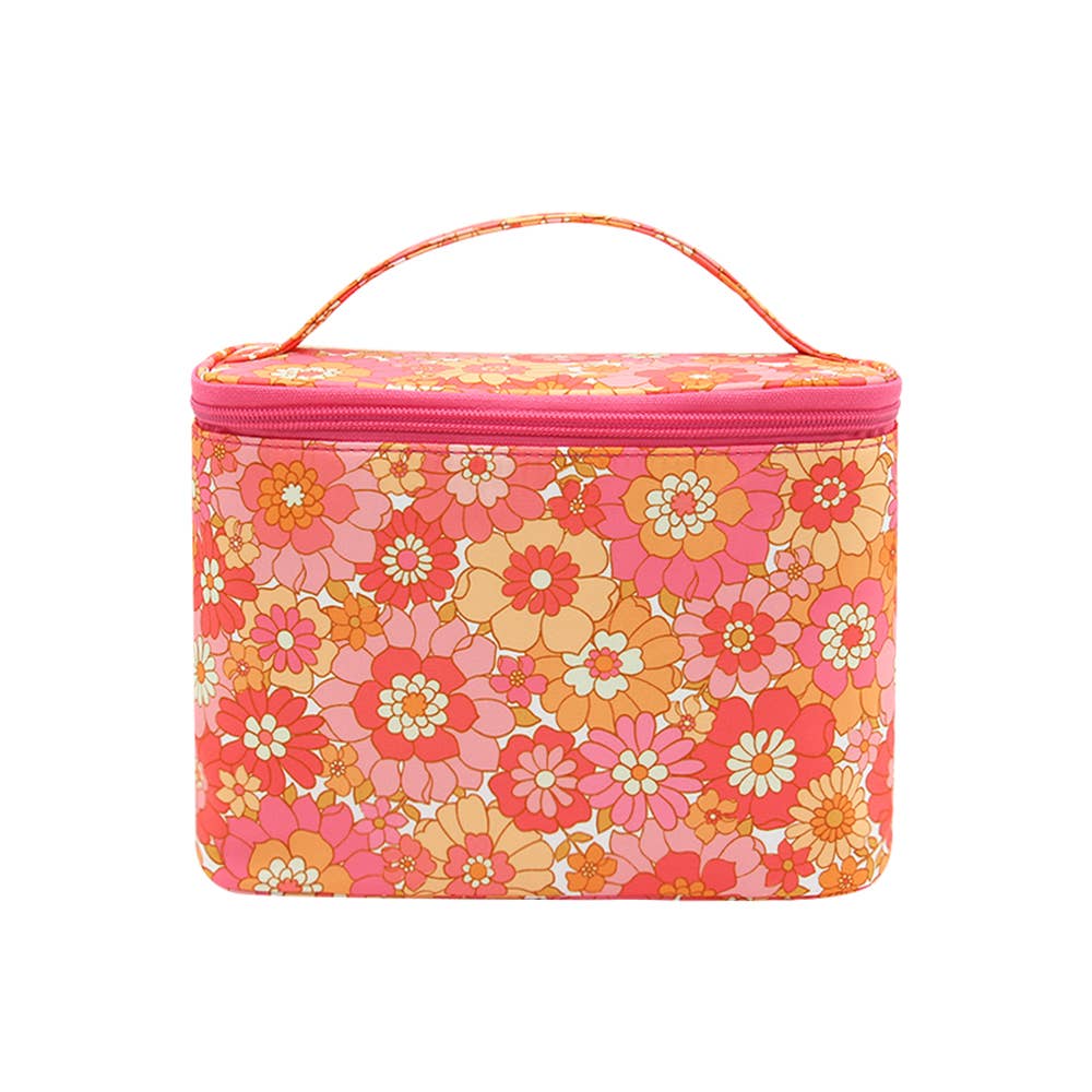 Karma Collection Floral Cosmetic Travel Bag Holiday Gift