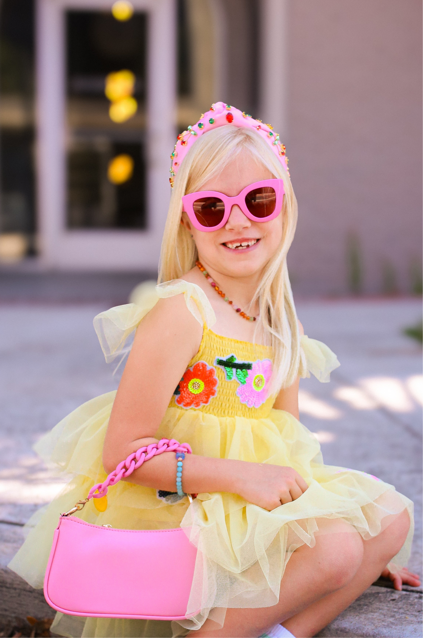 Three Wildflower Designs Cherry Jewel Headband
