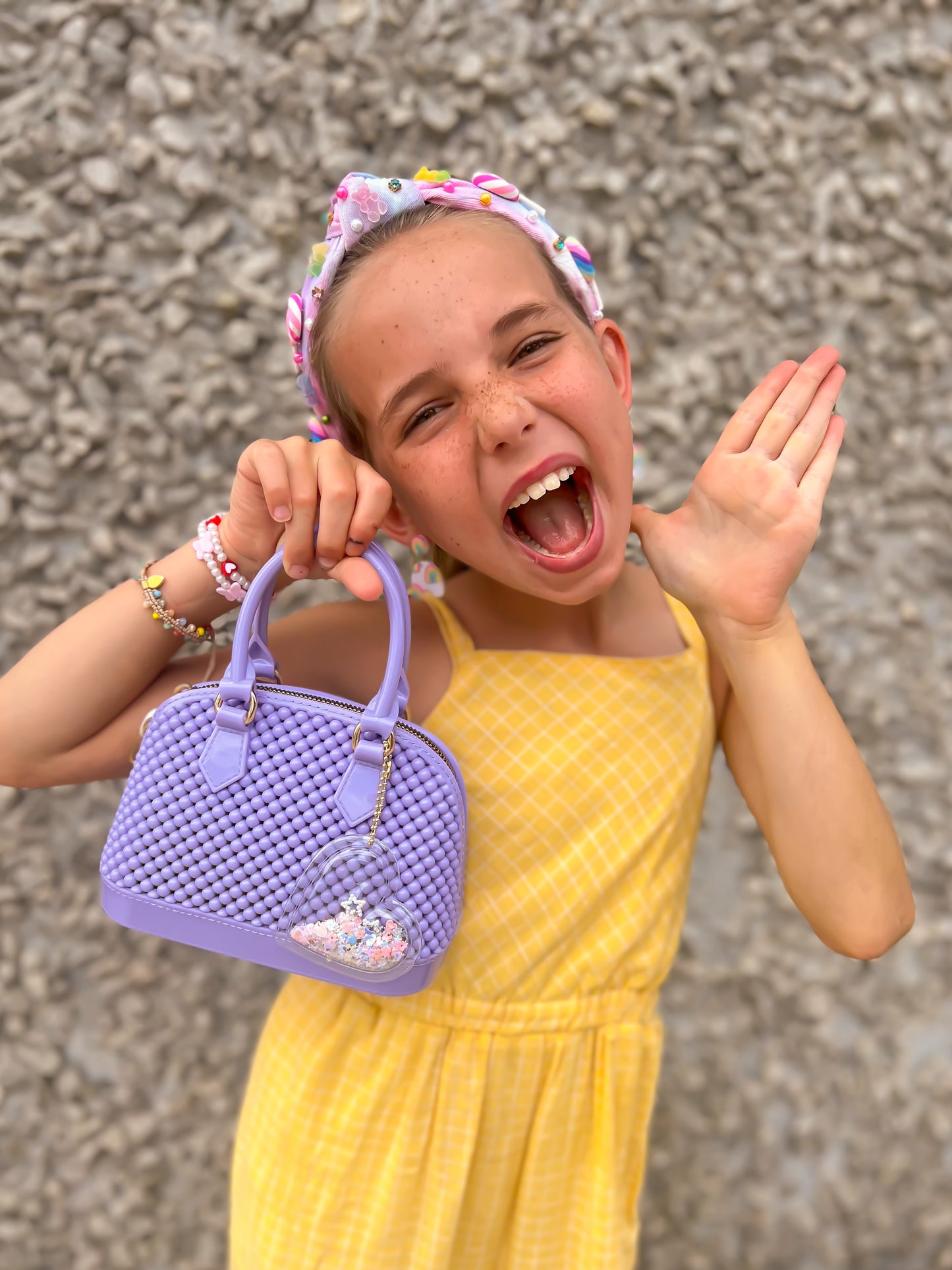 Jelly Bead Bowling Bag