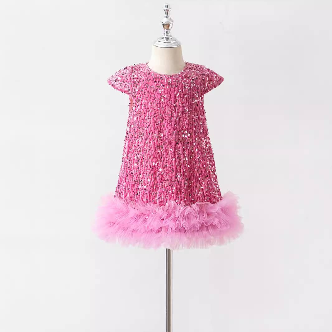 Girls sequin princess dress