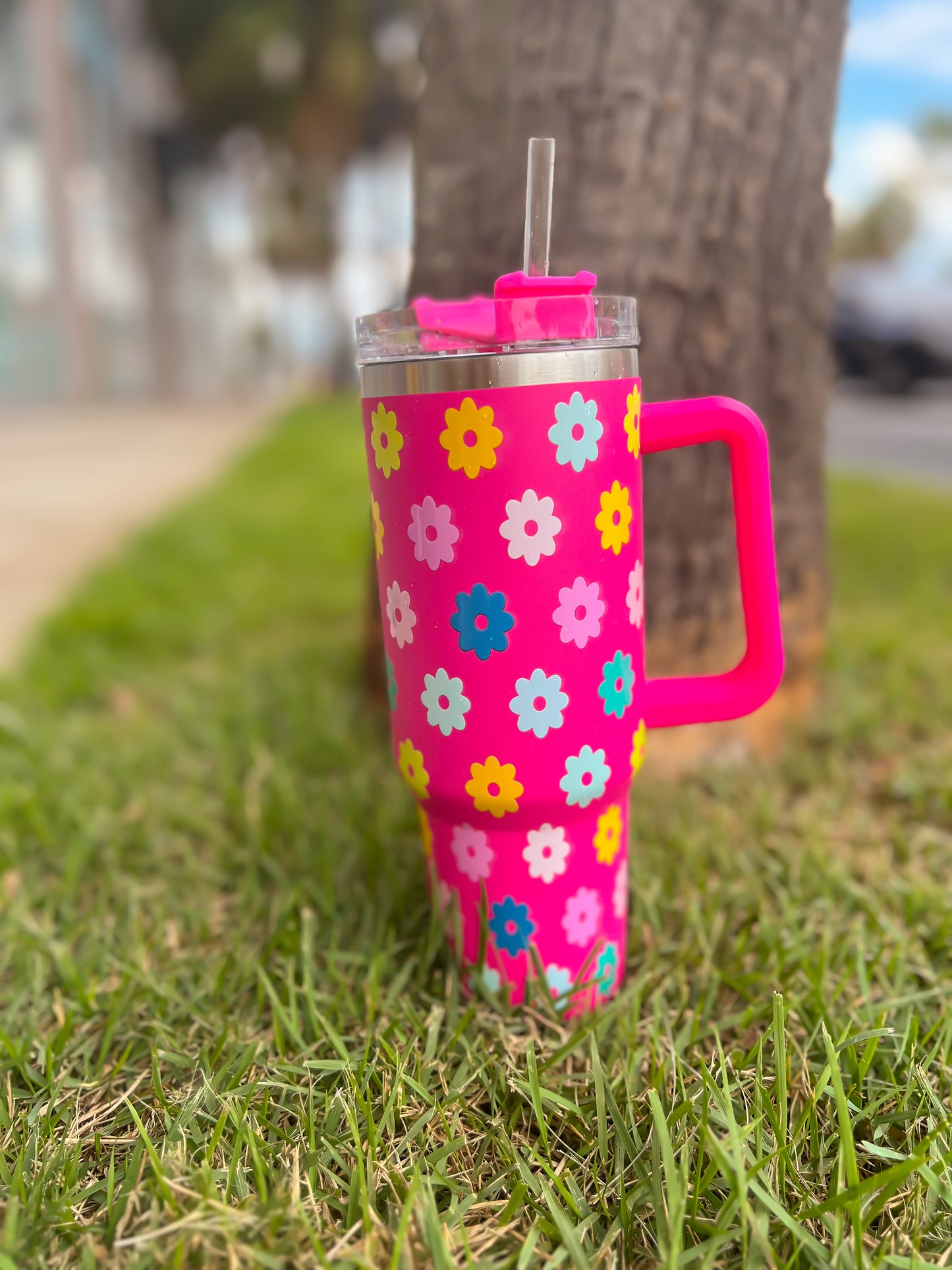 40oz Tumbler with Handle | Choose Your Color