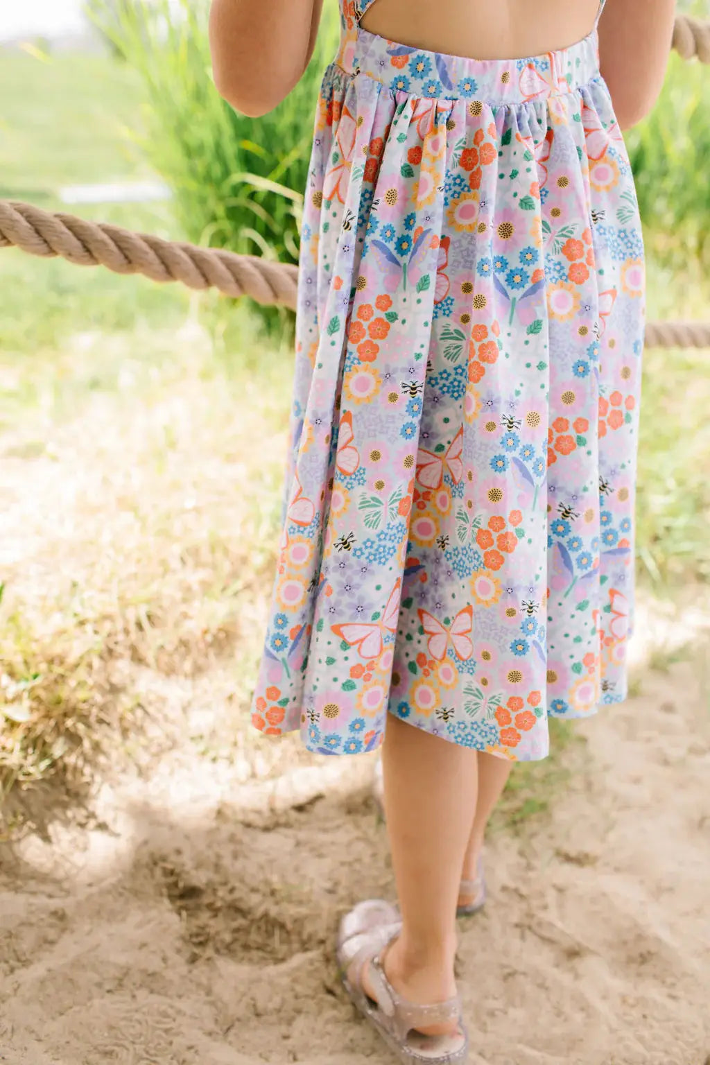 Rosita Dress in Butterfly Dream | girls twirl dress