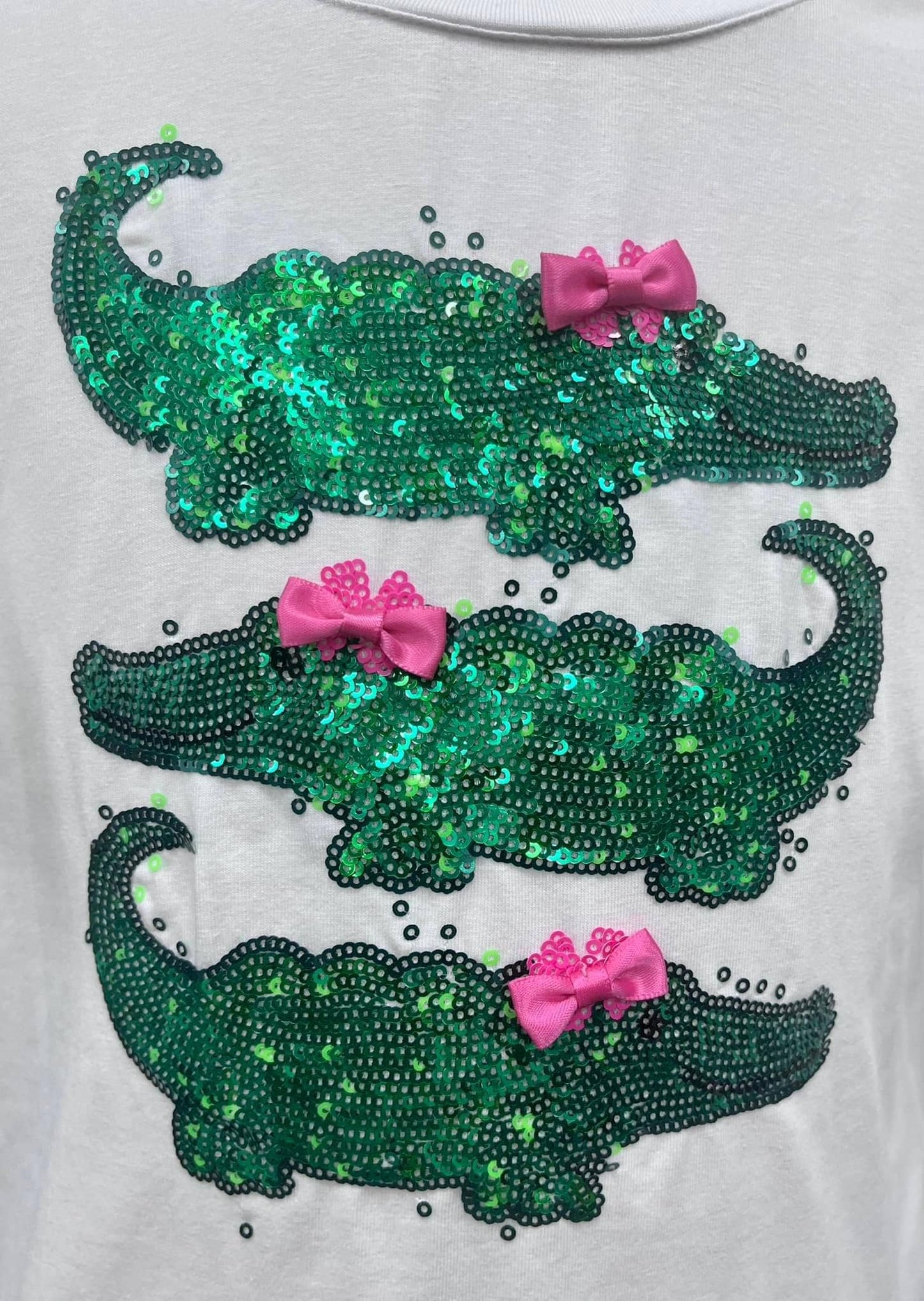 Preppy gator flutter top