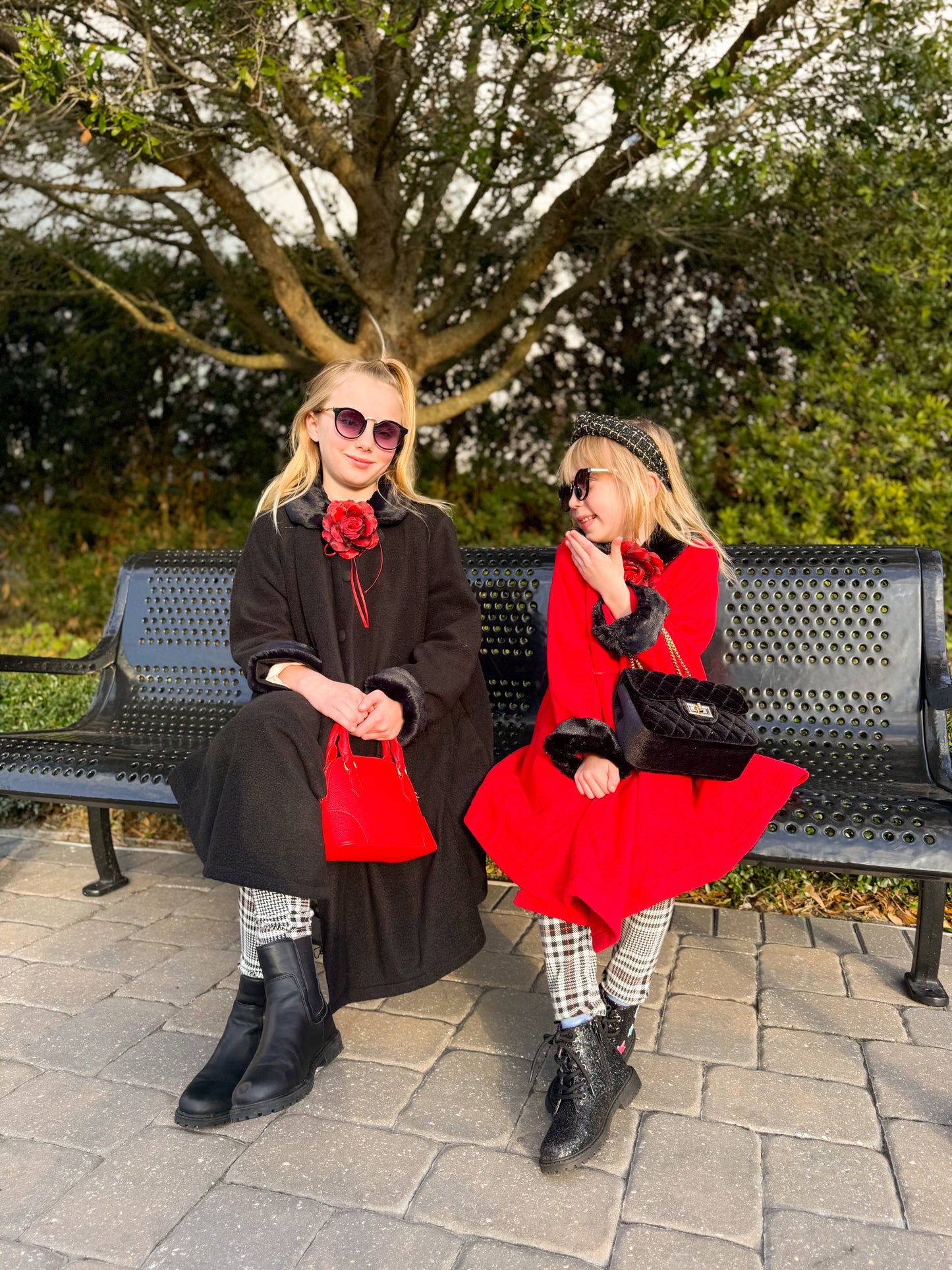 Fleece Cape-Style Girls Coat