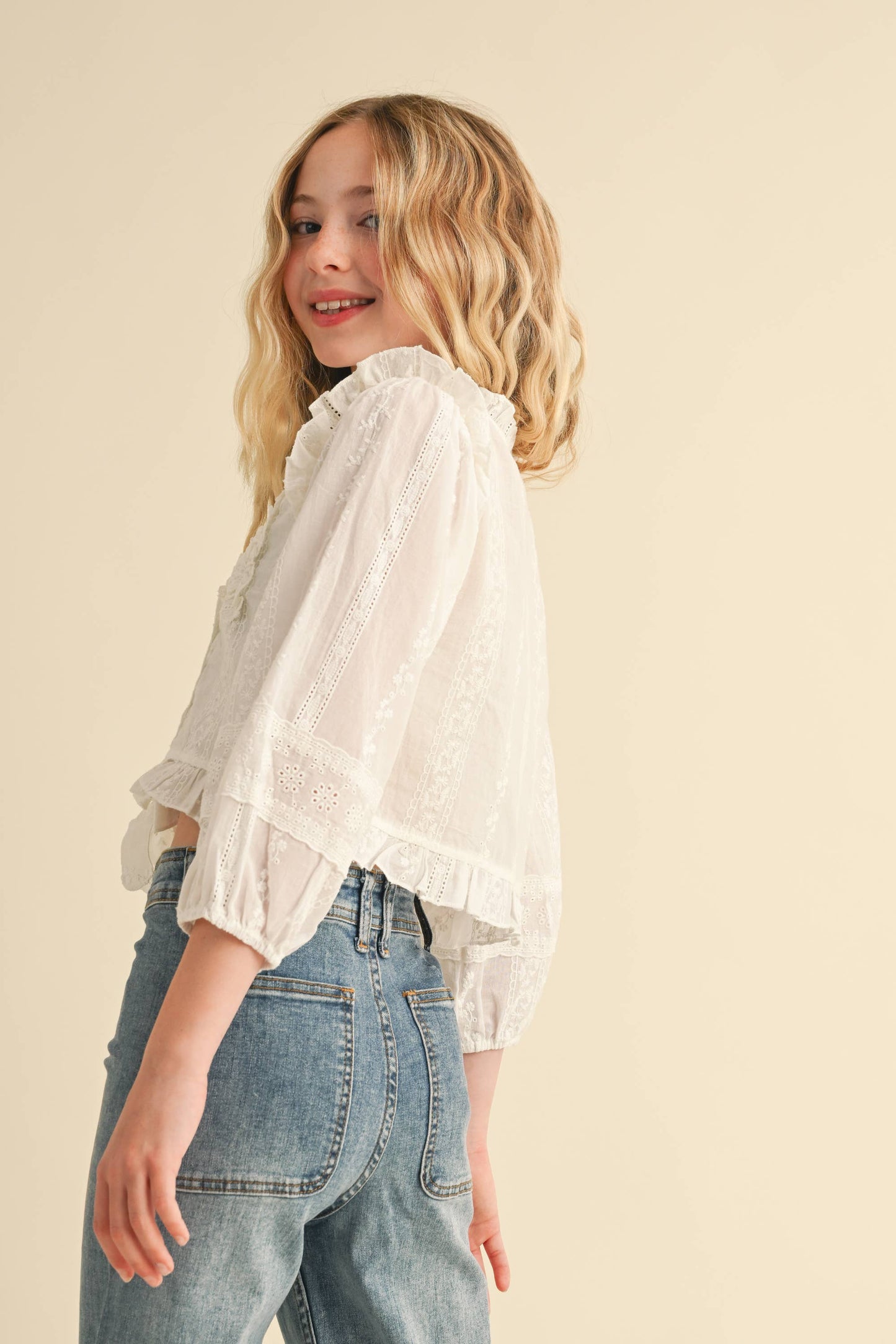 BUTTON DOWN BLOUSE