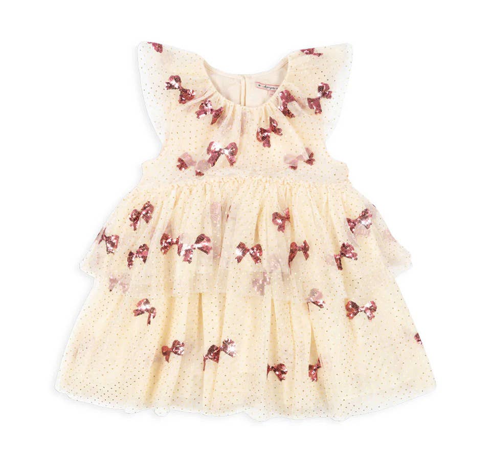 Sequin Bow girls’ dress