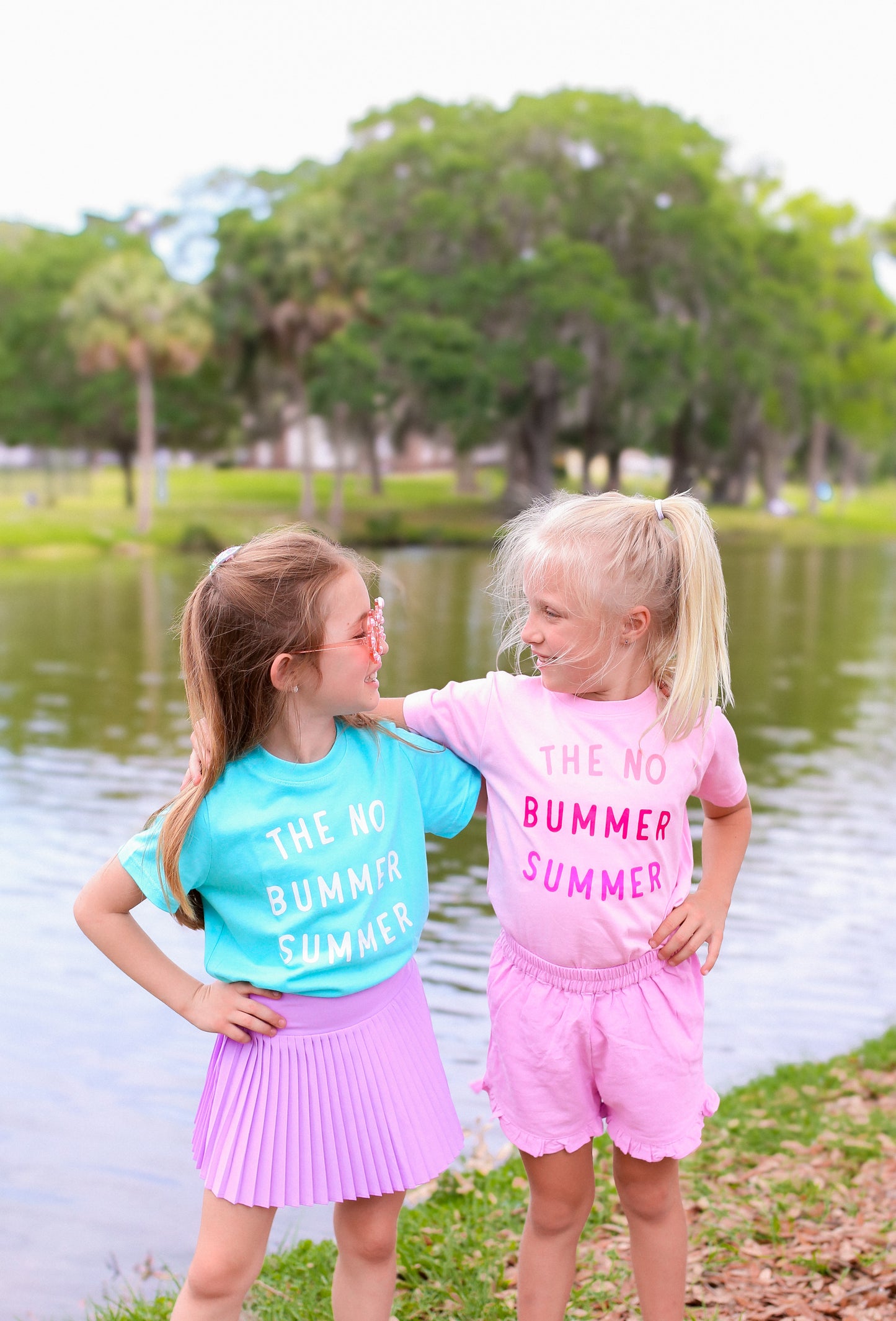 Caribbean BLUE No Bummer Summer Tee