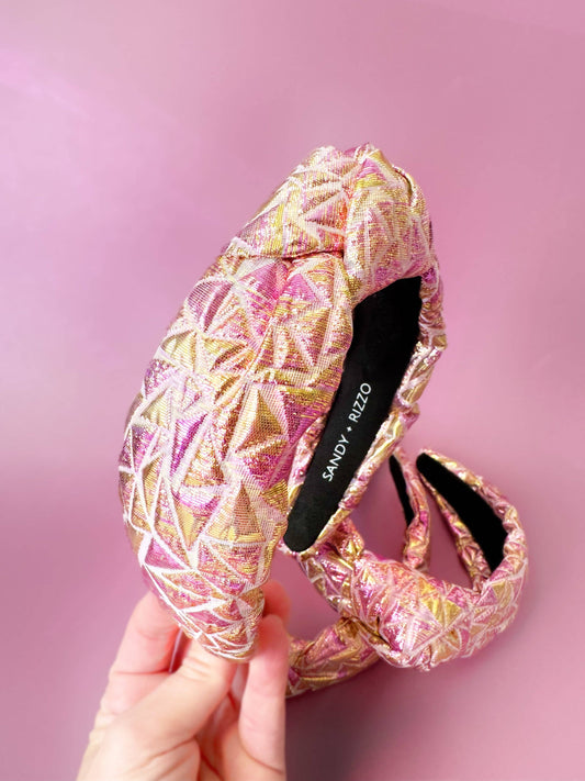 Purple & Gold Shimmer Headband