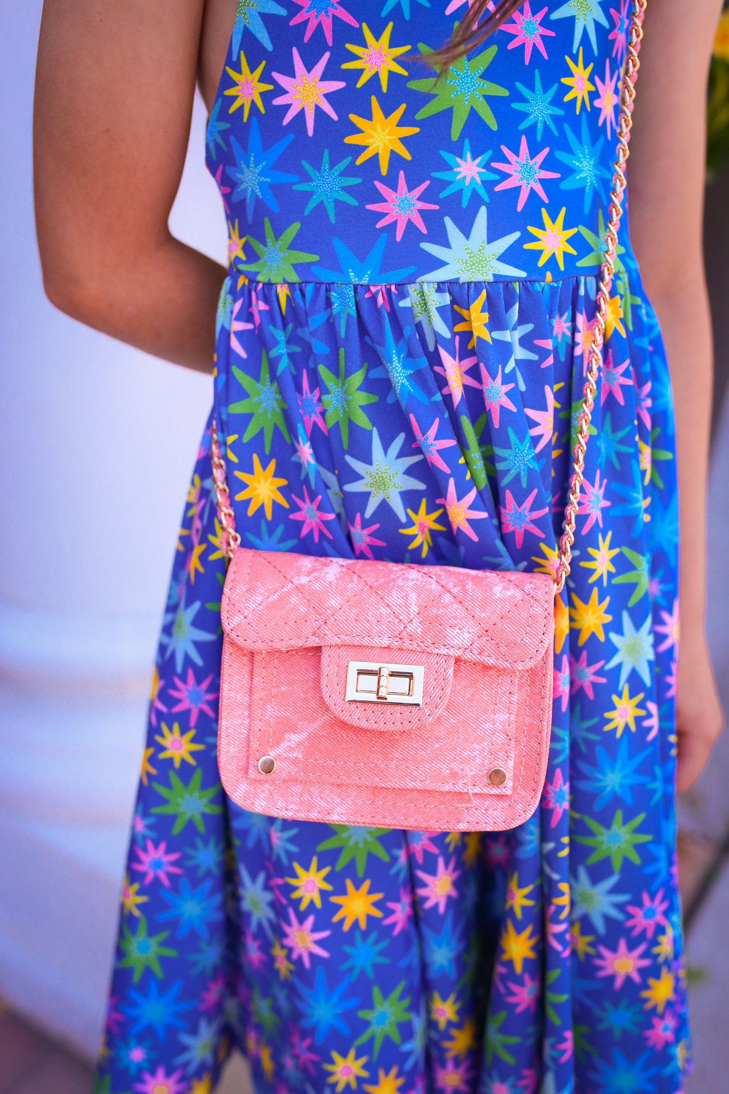 Sofia Dress in Color Burst | Pocket Twirl Dress