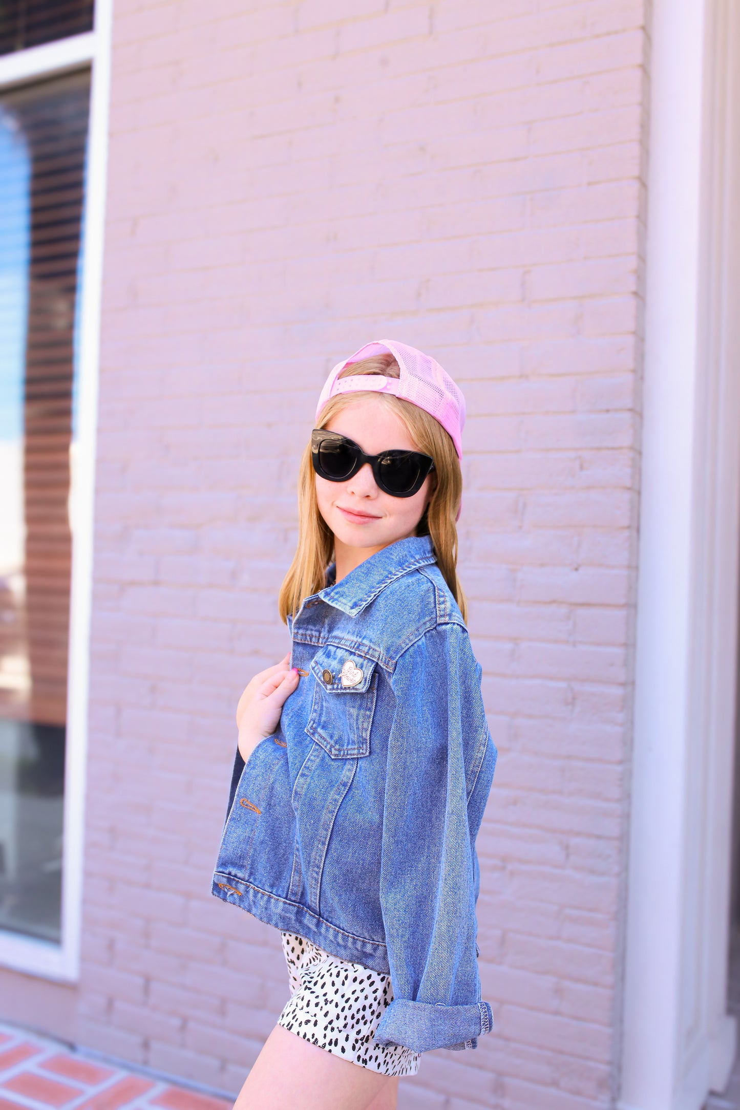 Flip Sequins Rainbow Denim Jacket