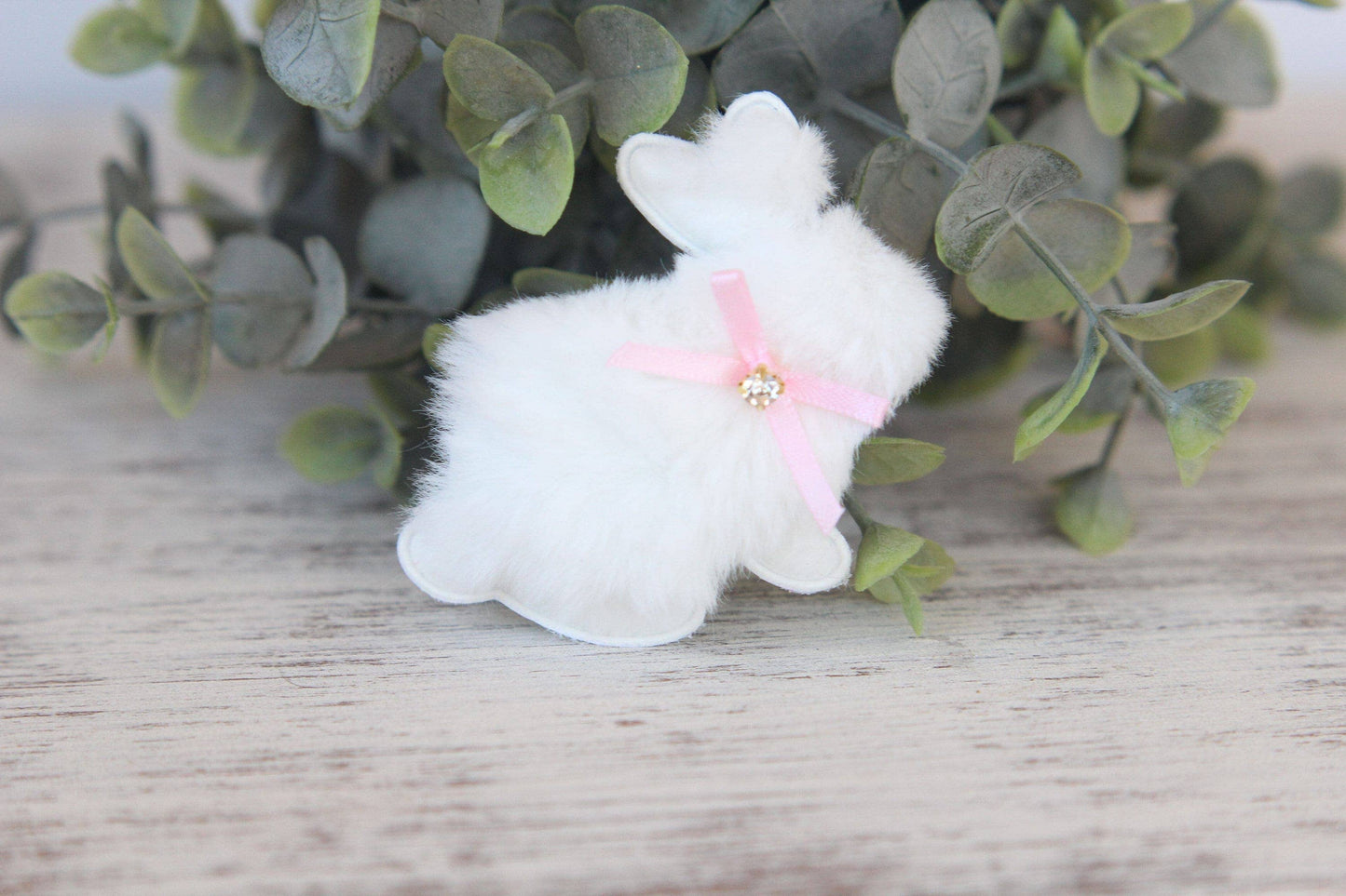 Easter Bunny Hair Clip - Easter Snap Clip - Easter Headband