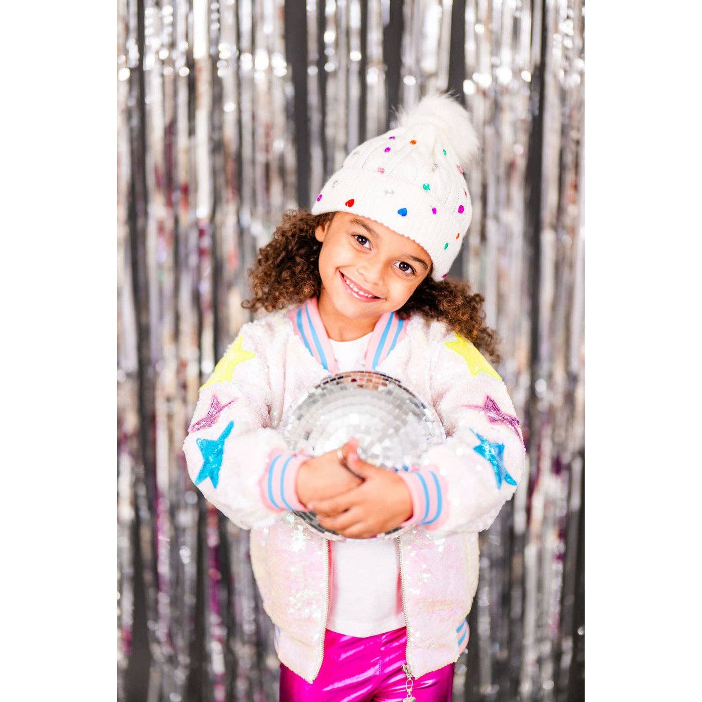 Born to be a Star Girls Sequins Bomber Jacket