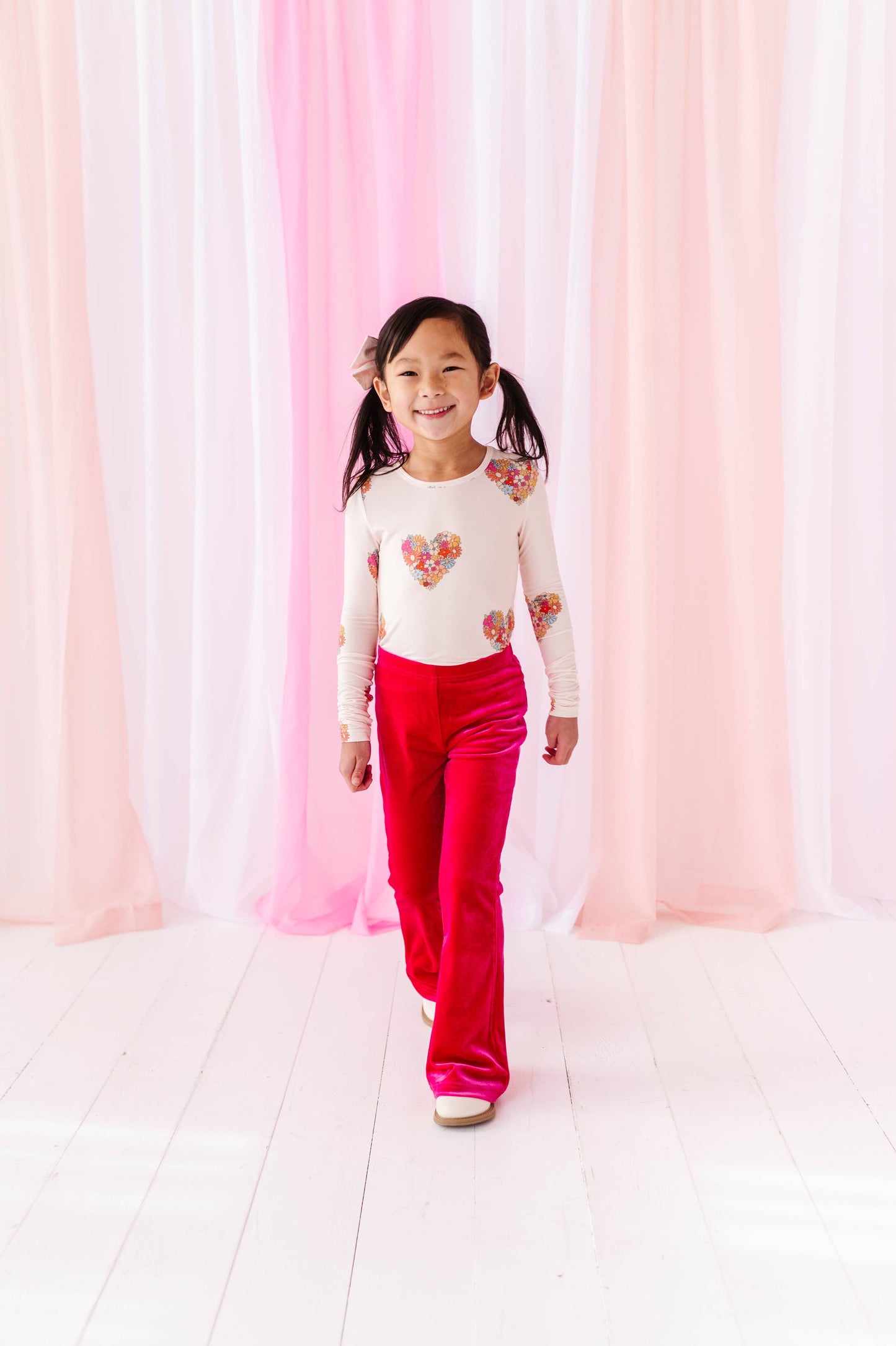 Floral Hearts | Soft Long Sleeve