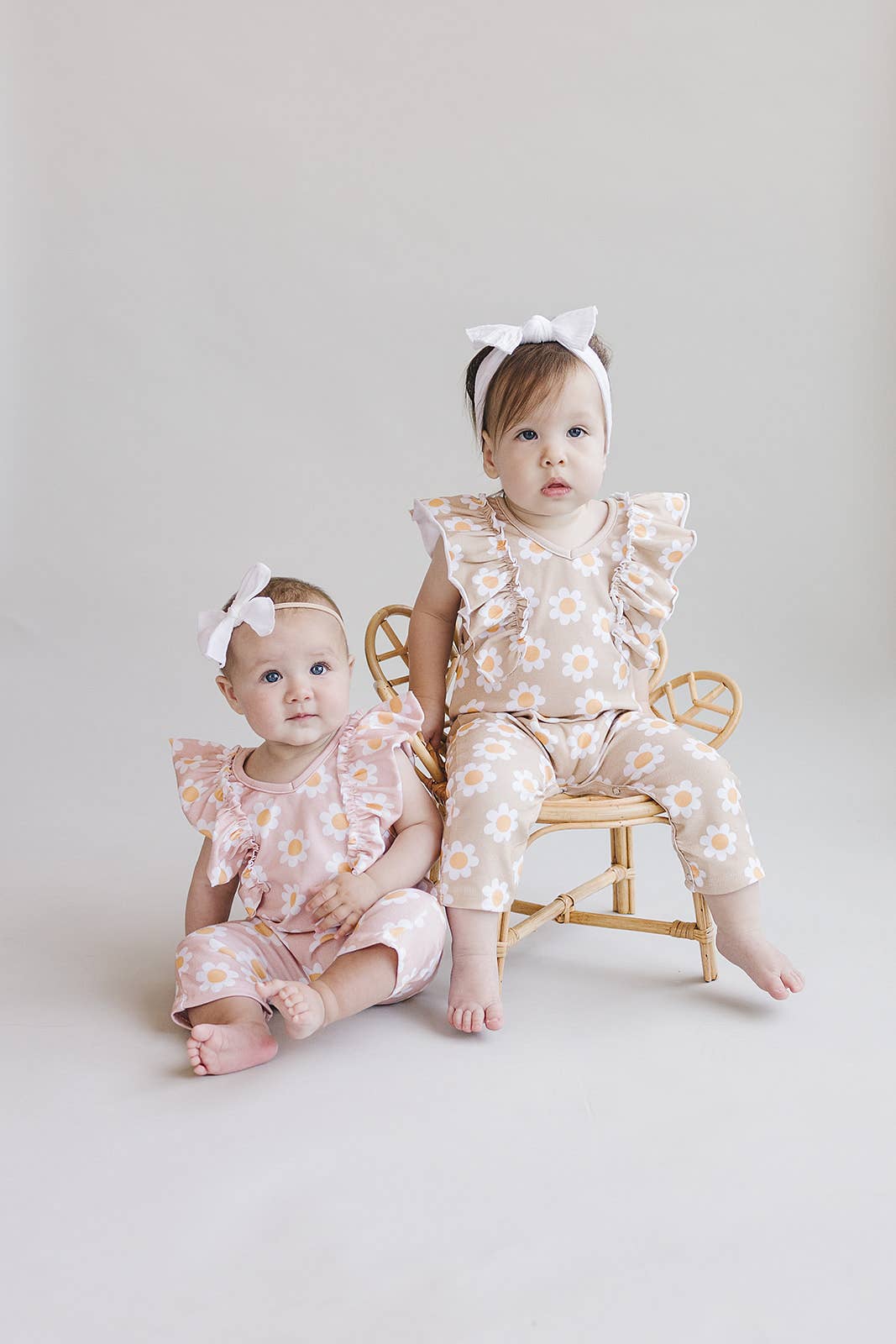 Daisy Flutter Jumpsuit | Latte