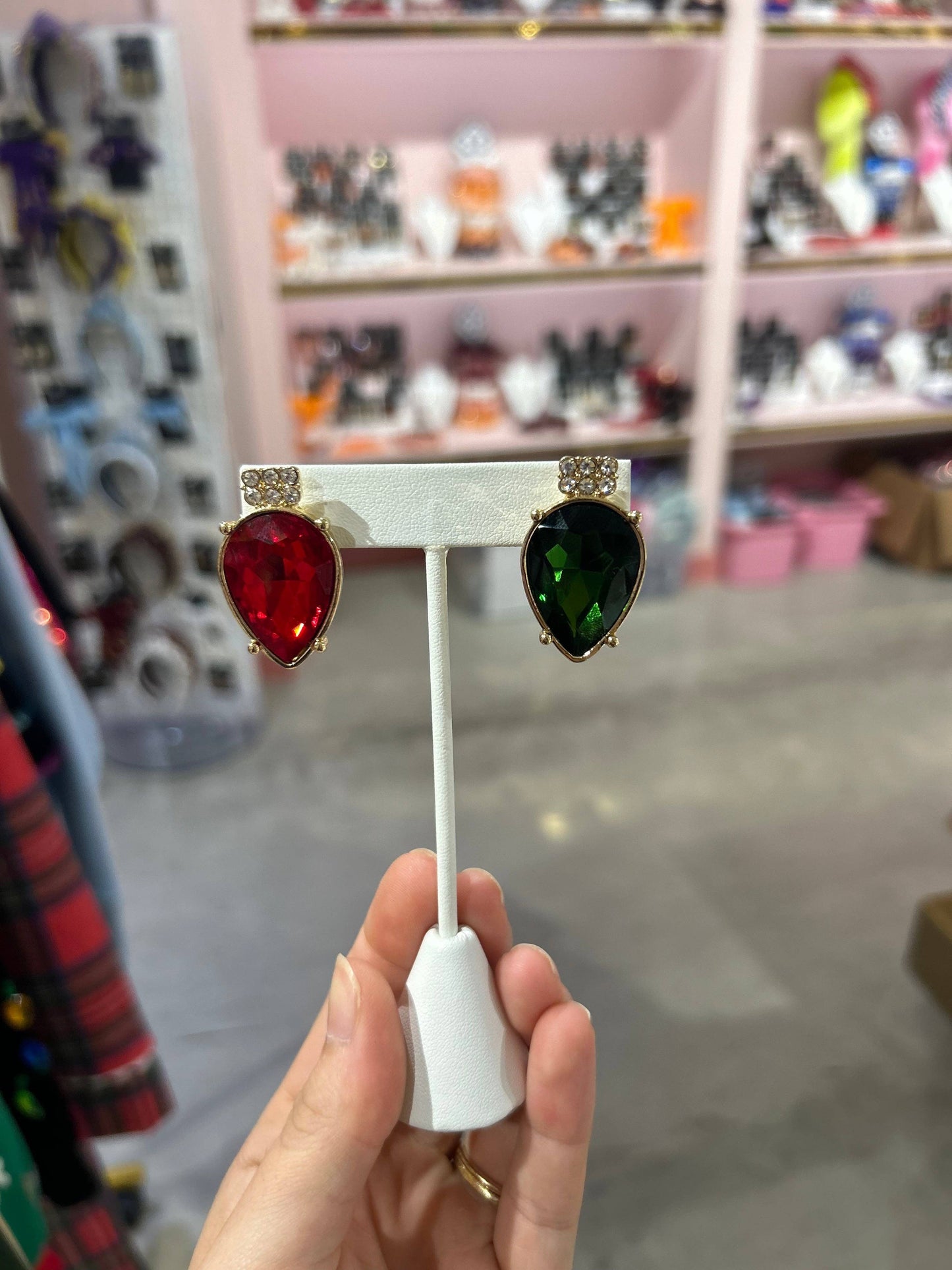 Crystal Christmas Light Earrings PRE-ORDER (Est Ship 10/15)