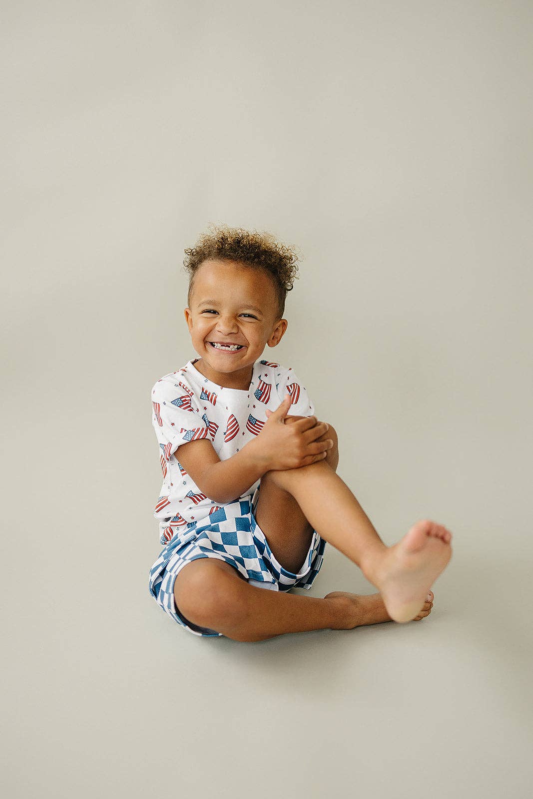 Fourth of July Cargo Shorts Set | Patriotic Vibes