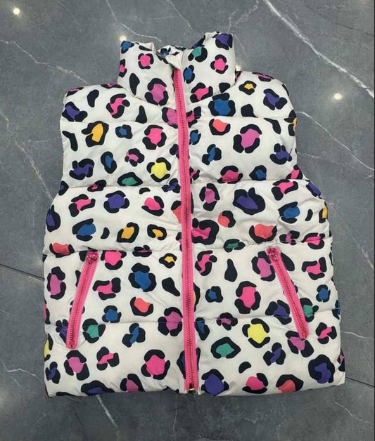 Cheetah Print Bubble Vest