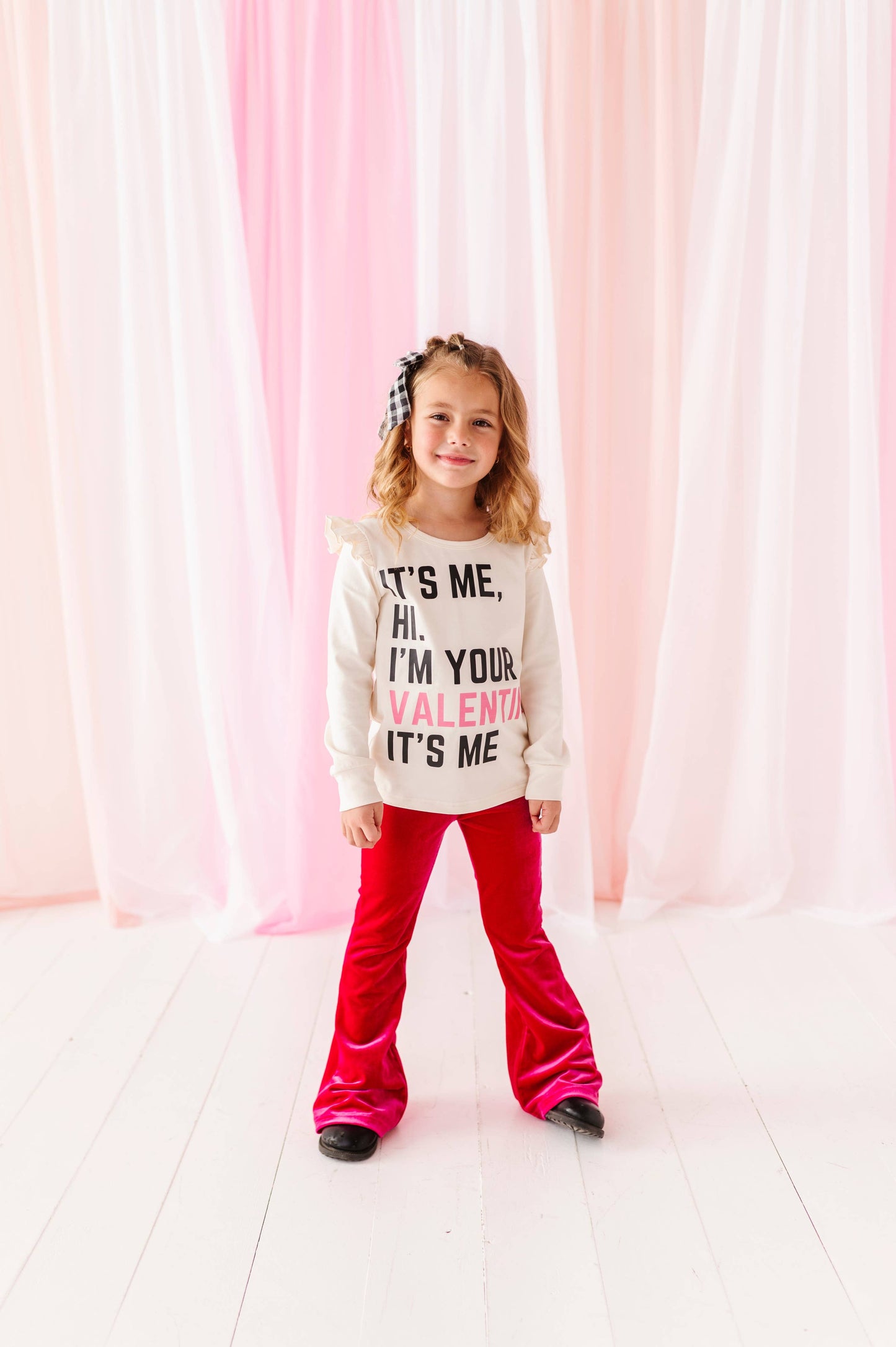 Hot Pink Velvet | Flares