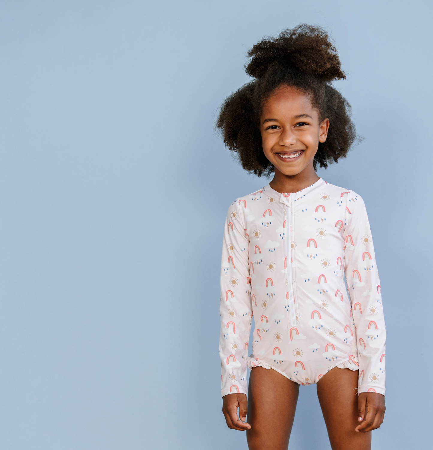 Kids and Baby Swimsuit Rash guard - She's Electric!