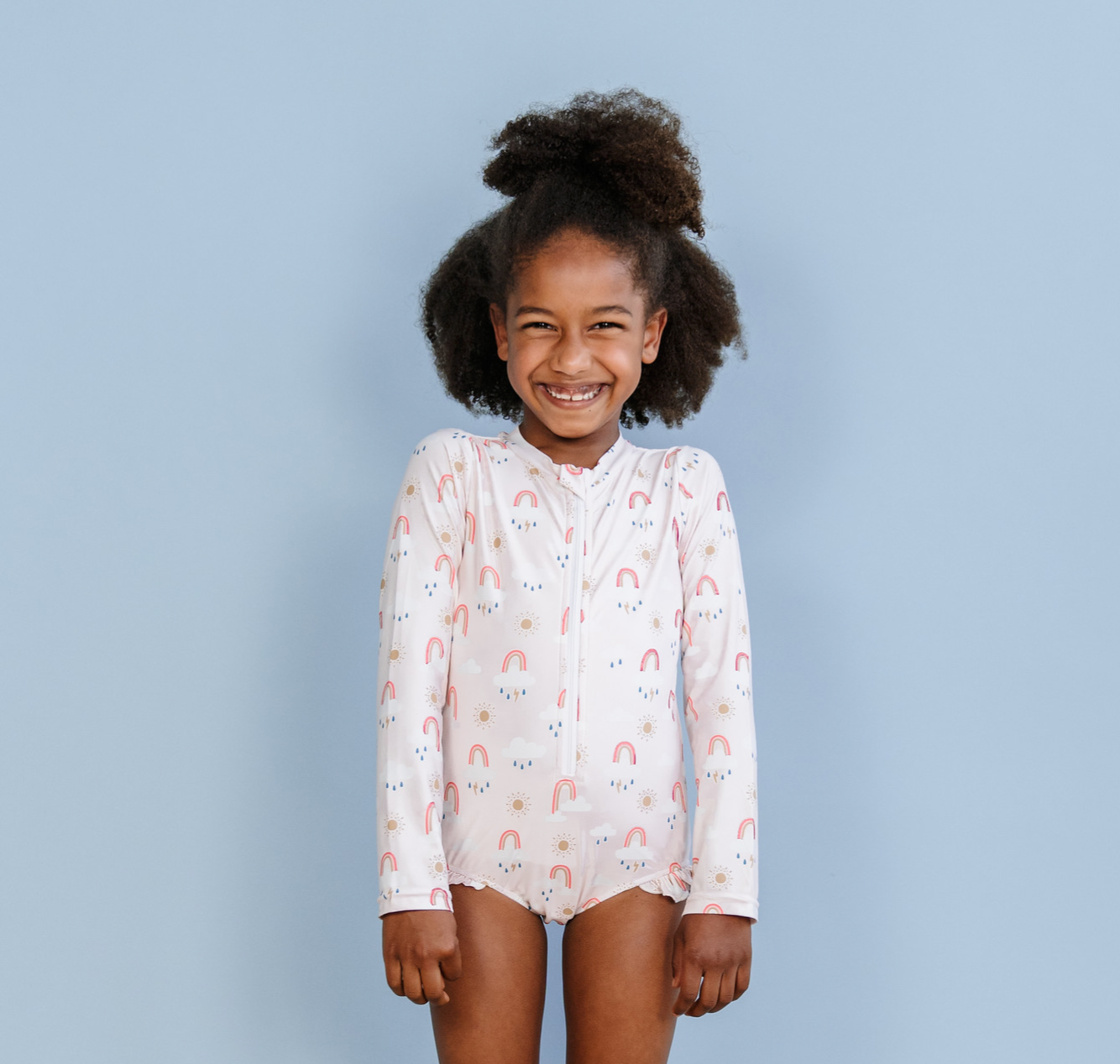 Kids and Baby Swimsuit Rash guard - She's Electric!