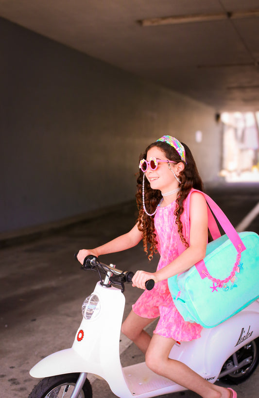 Three Wildflower Designs Rainbow Sequins Headband