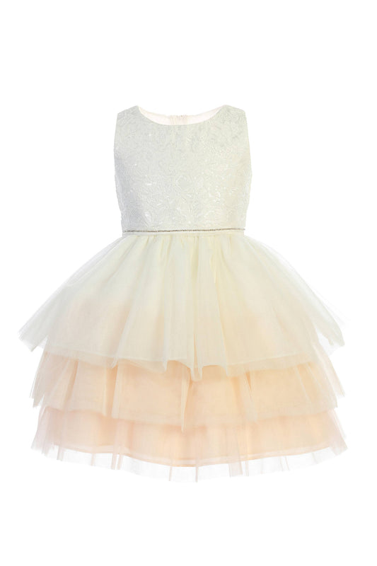 multi layer tutu dress with lace top