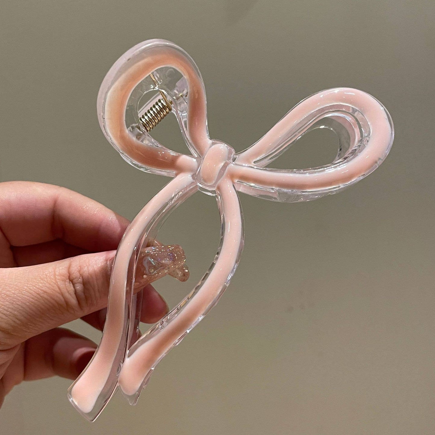 Colorful butterfly hairbow hair clip claw