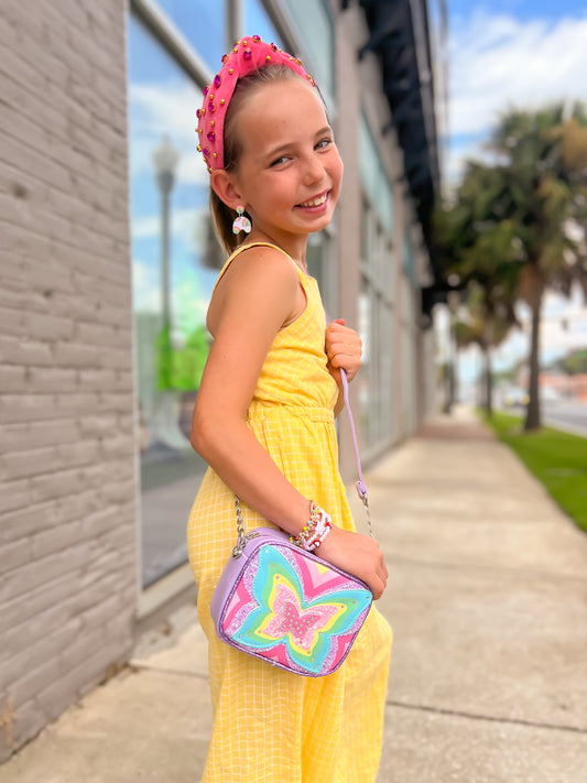 Rayed Butterfly Crossbody