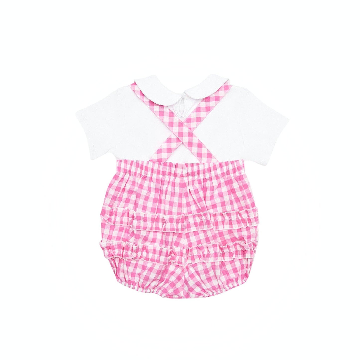 Brinkley Bubble in Cotton Candy Pink Gingham