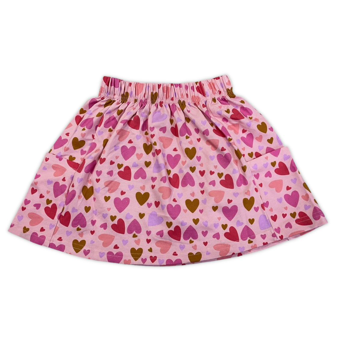 Valentine's Girls Pocket Skirt