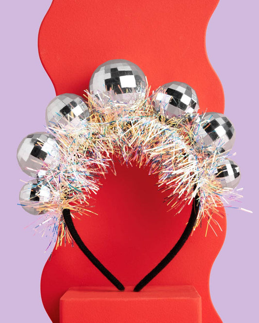 Disco Ball New Years Eve Headband, NYE Accessory,Party Decor