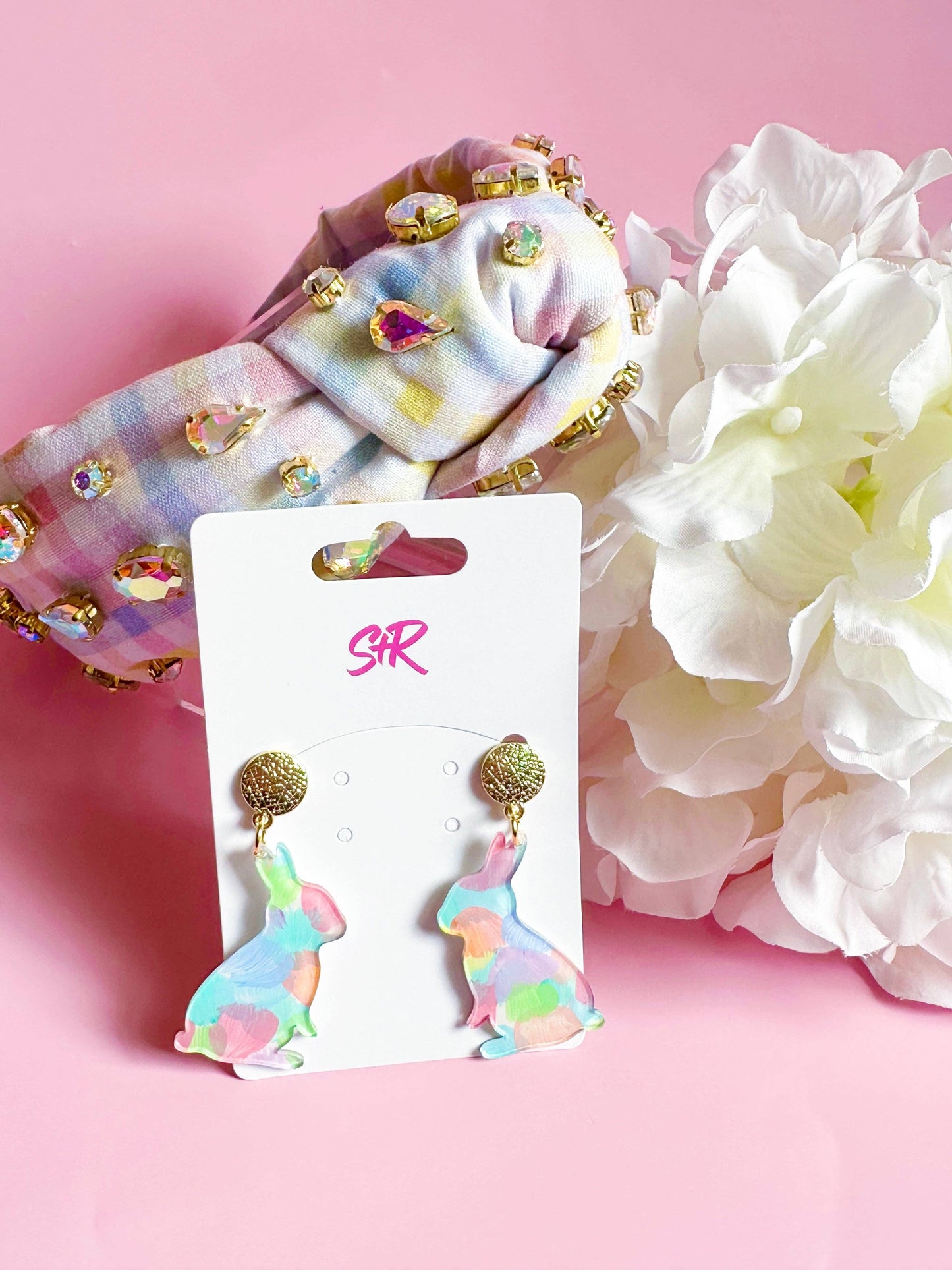 Spring Art Bunny Dangle