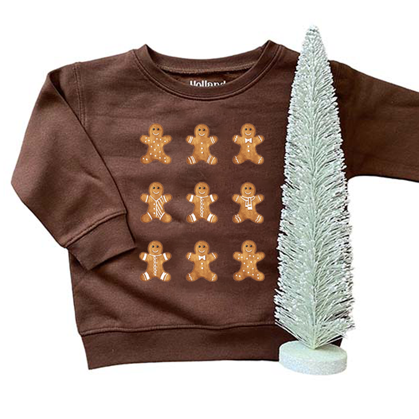 Gingerbread Man | Kids Christmas Sweatshirt