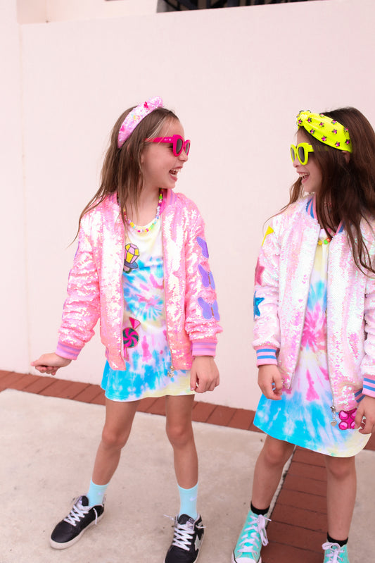 Butterfly Charm Sequins Headband