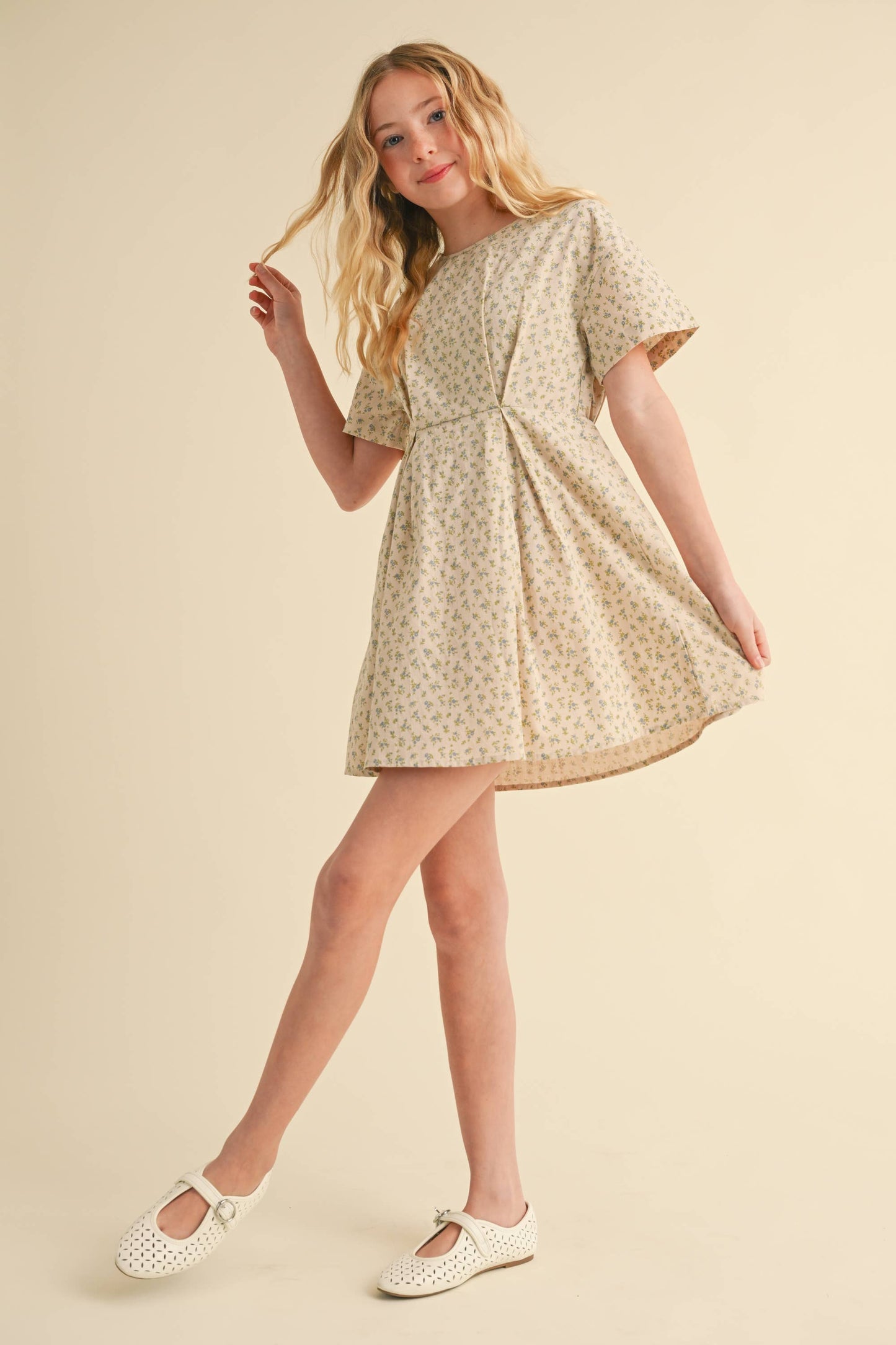 DROP SHOULDER DRESS