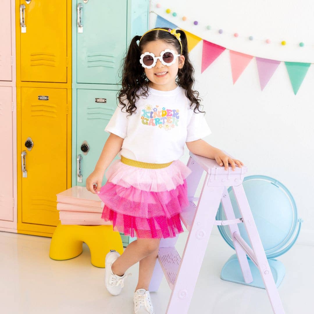 Kindergarten Retro Short Sleeve T-Shirt - Back To School