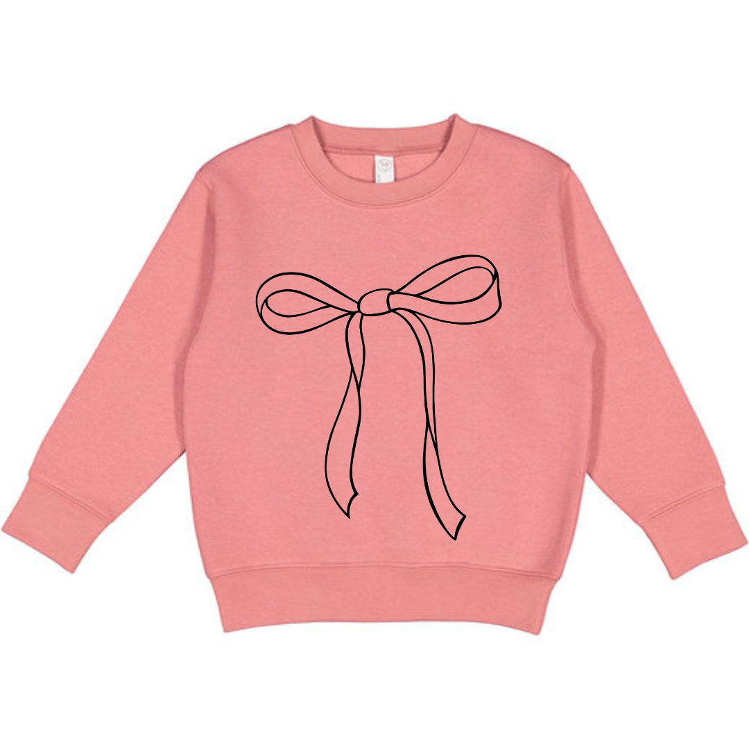 Bow Crewneck Sweatshirt