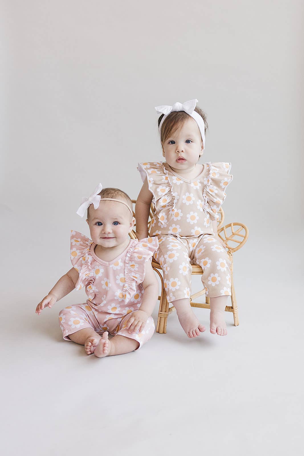 Daisy Flutter Jumpsuit | Latte